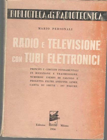 Radio e televisione con tubi elettronici - copertina