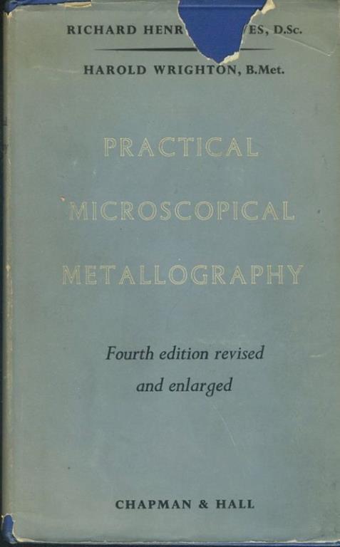 Practical microscopical metallography - copertina