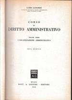 Corso di Diritto amministrativo, vol. 3°