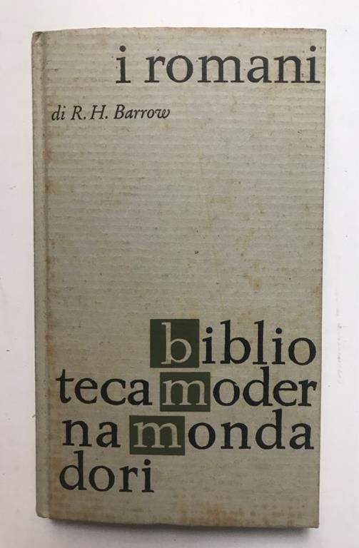 I romani - R. H. Barrow - copertina