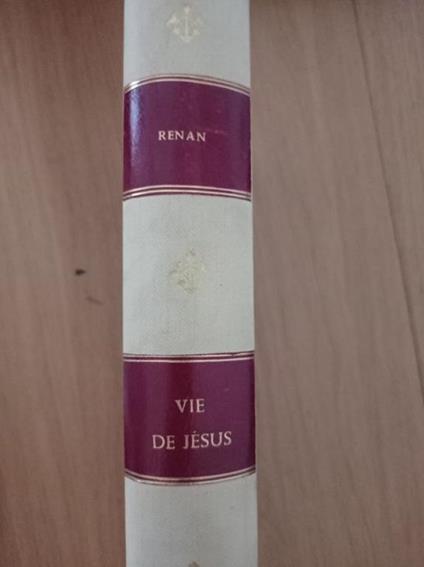 Vie de Jesus - Ernest Renan - copertina