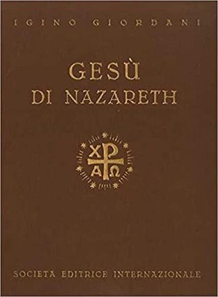 Gesù di Nazareth - Igino Giordani - copertina