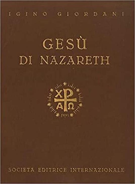 Gesù di Nazareth - Igino Giordani - copertina