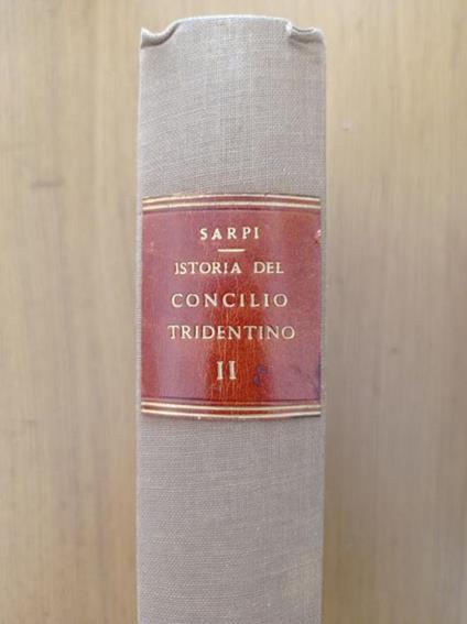 Istoria del Concilio Tridentino - Paolo Sarpi - copertina