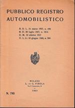 Pubblico Registro Automobilistico
