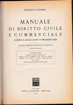 Manuale di Diritto Civile e Commerciale (Codici e legislazioni complementare) vol. III°, art. 139-211