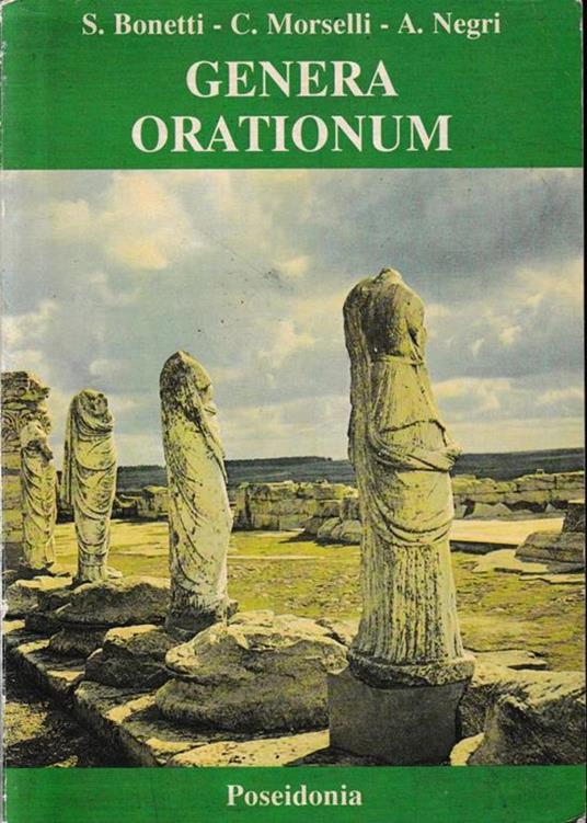 Genera Orationum - copertina