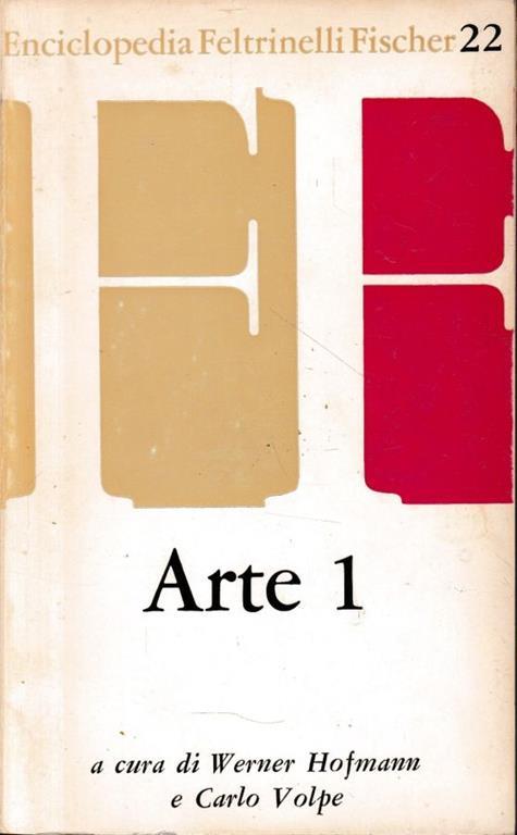 Arte 1 - Werner Hofmann - copertina