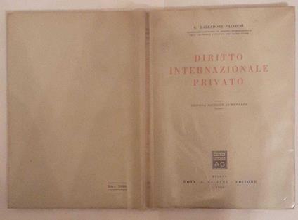 Diritto internazionale privato - copertina