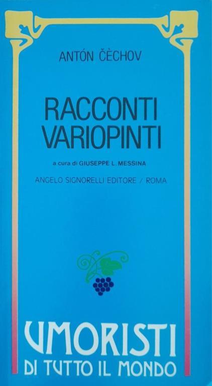 Racconti variopinti - Anton Cechov - copertina