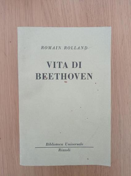 Vita di Beethoven - Romain Rolland - copertina