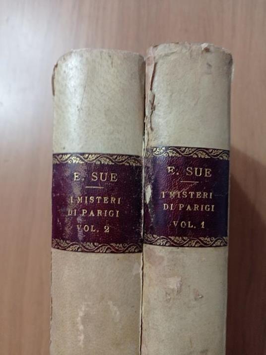 I misteri di Parigi Vol. 1 e 2 - Eugène Sue - copertina