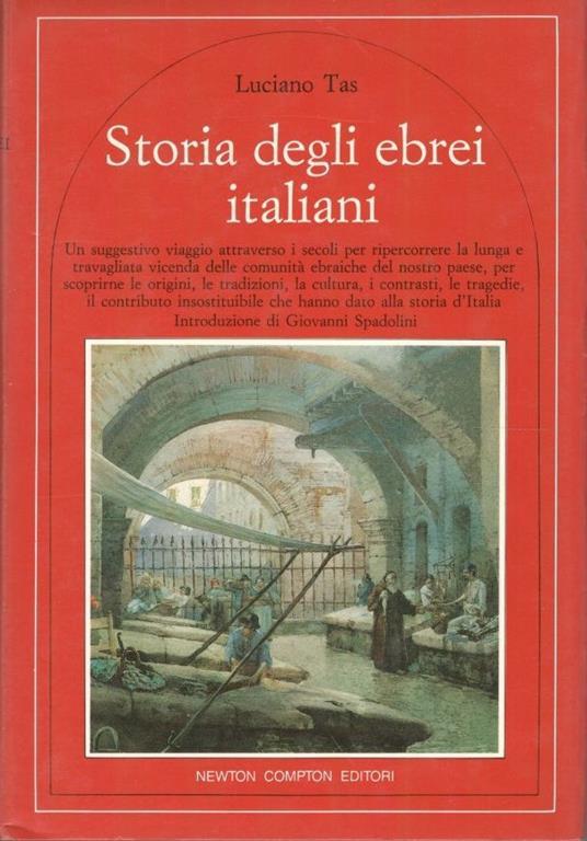 Storia degli ebrei italiani - Luciano Tas - copertina