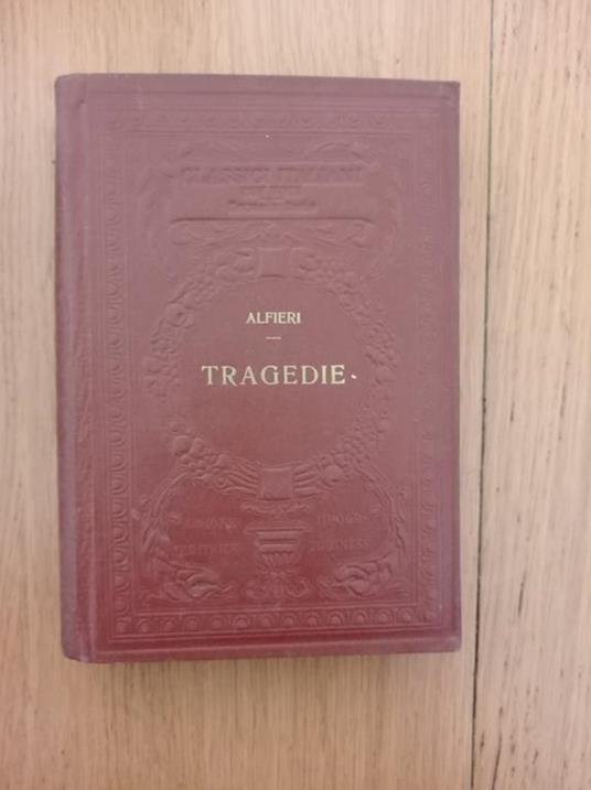 Tragedie - Paola Alfieri - copertina