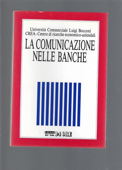 La comunicazione nelle banche - copertina