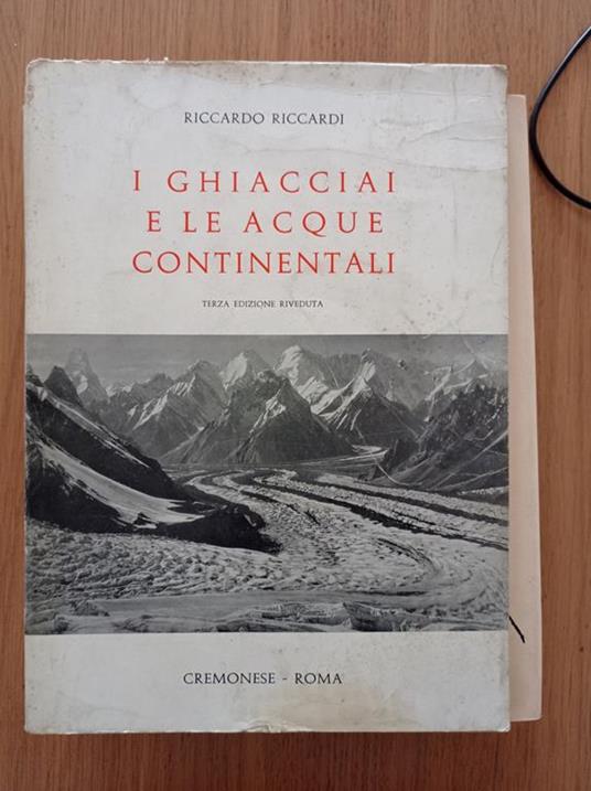 I ghiacciai e le acque continentali - Riccardo Riccardi - copertina