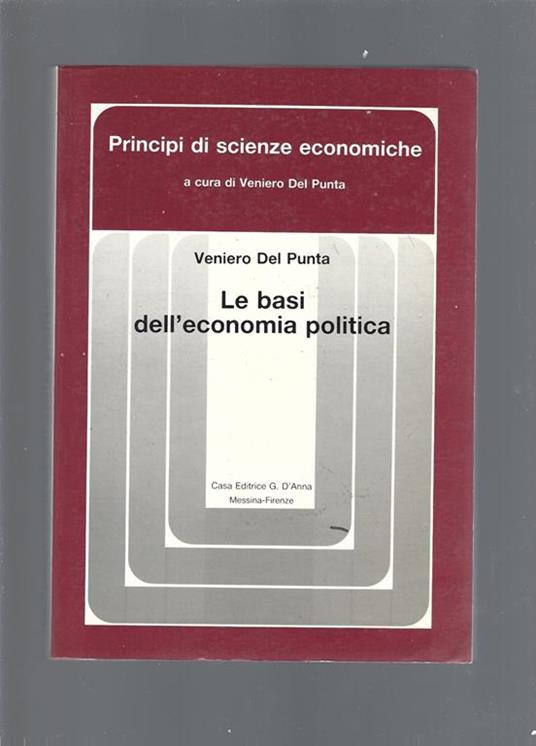 Le basi dell'economia politica - copertina