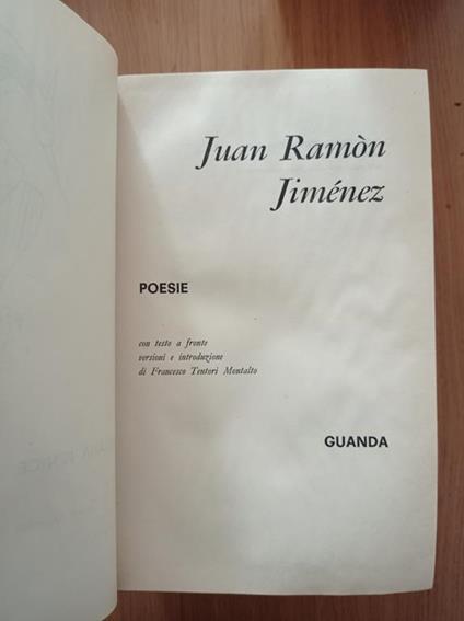 Poesie - Juan Ramon - copertina