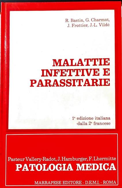 Malattie infettive e parassitarie ( 1 edizione Italiana dalla 2a Francese) - copertina