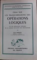 Essai sur les transformations des operations logiques