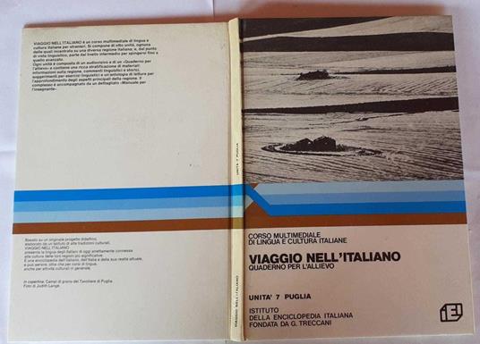 Viaggio nell'italiano.Quaderno per l'allievo. Corso multimediale di lingua e cultura italiane.Unita' 7 Puglia - copertina