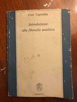 Introduzione alla filosofia analitica - Ernst Tugendhat - copertina