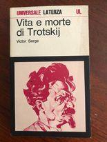 Vita e morte di Trotskij - Victor Serge - copertina