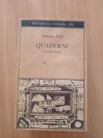 Quaderni volume primo