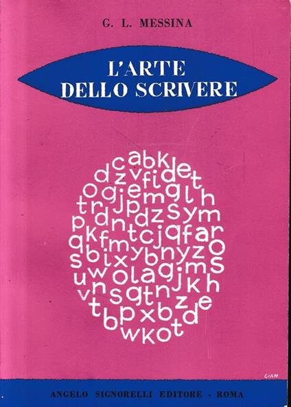 L' arte dello scrivere - Giuseppe L. Messina - copertina