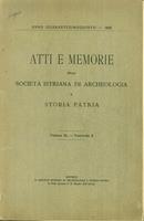 Atti E Memorie Della Società Istriana Di Archeologia E Storia Patria Volume Xl - Fascicolo Ii - copertina