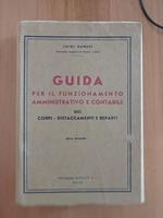 Guida per il funzionamento amministrativo e contabile dei corpi - distaccamenti e reparti