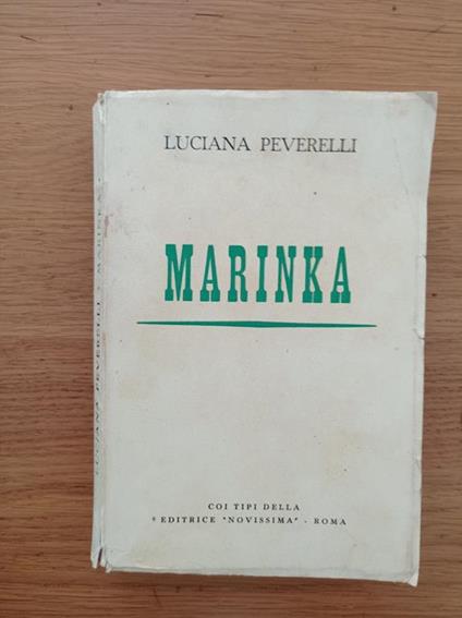 Marinka - Luciana Peverelli - copertina