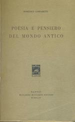 Poesie e pensiero del mondo antico