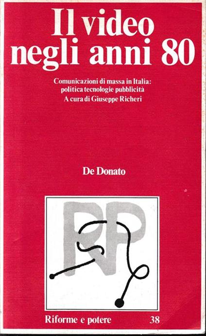 Il video negli anni 80 - Giuseppe Richeri - copertina