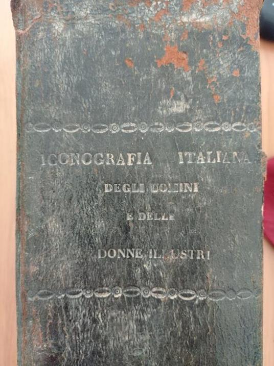 Iconografia italiana degli uomini e delle donne celebri - copertina