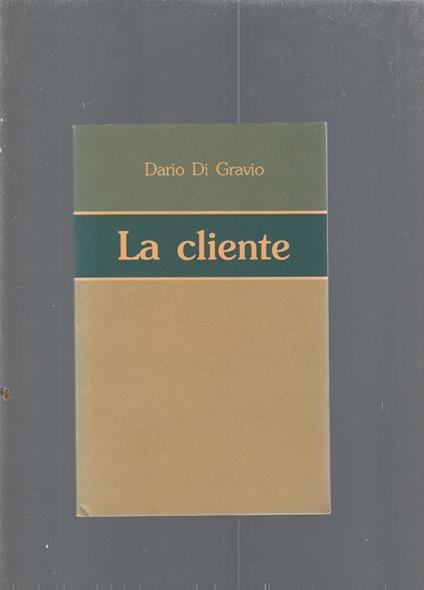 La cliente - Dario Di Gravio - copertina