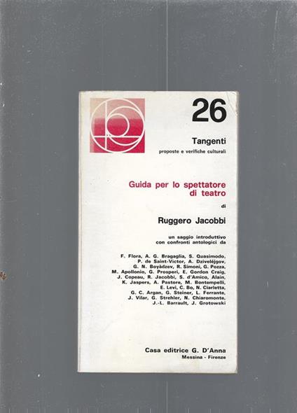 Guide per lo spettacolo di teatro di Ruggero Jacobbi - copertina