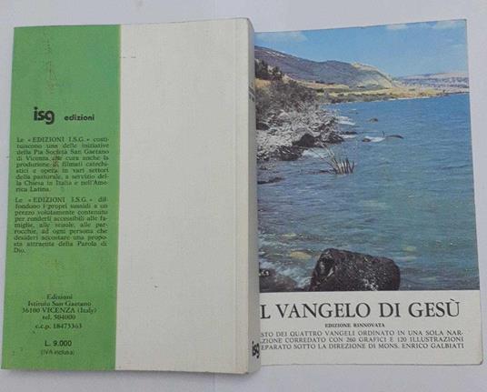 Il vangelo di Gesu' - Enrico Galbiati - copertina