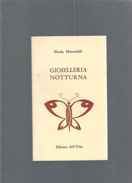 Gioielleria notturna - Nicola Moscardelli - copertina