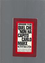 Quel Che Non Ha Capito Carlo Marx