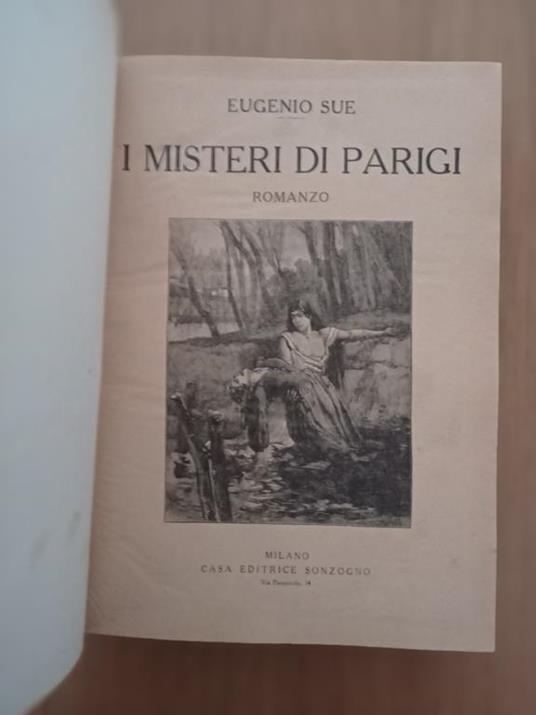 I misteri di Parigi - Eugène Sue - copertina