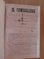 Il consigliere delle famiglie giornale della vita casalinga ANNO I