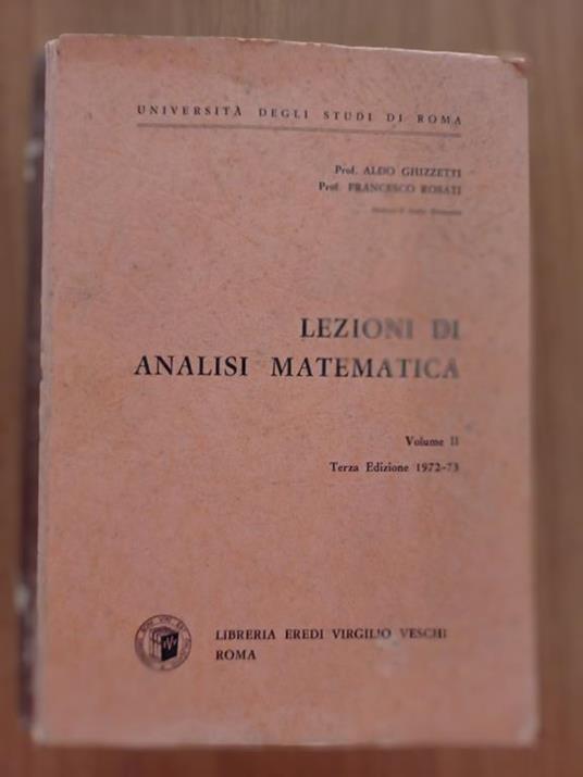 Lezioni di analisi matematica Vol. II - Libro Usato - Virgilio