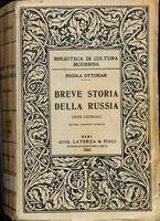 Breve storia della Russia - Nicola Ottokar - copertina