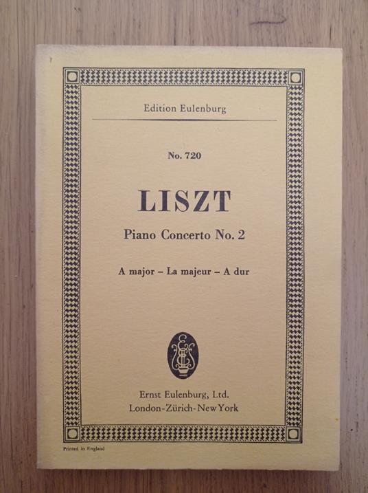 Liszt Piano Concerto No. 2 - copertina