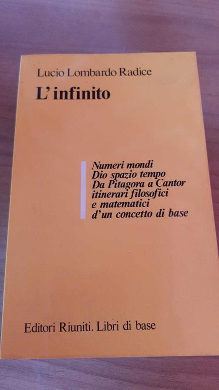 L' infinito - Lucio Lombardo Radice - copertina