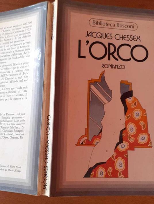 L' orco - Jacques Chessex - copertina