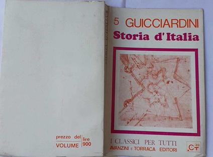 Storia d'Italia. Volume 5 - Francesco Guicciardini - copertina