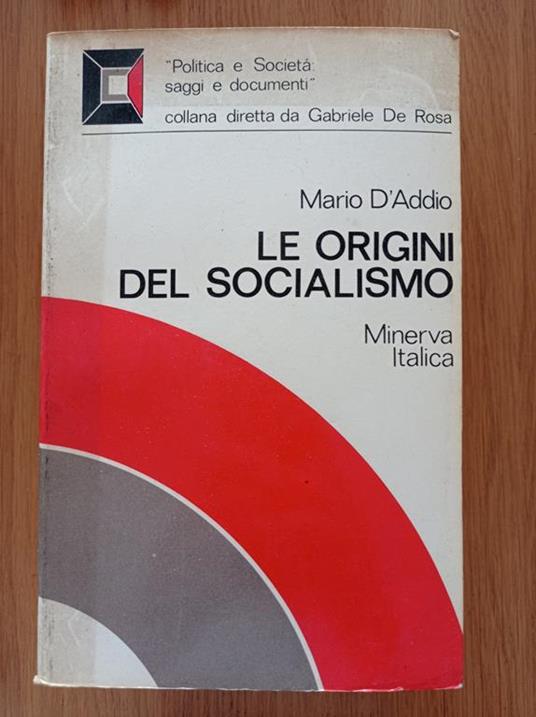 Le origini del socialismo - Mario D'Addio - copertina