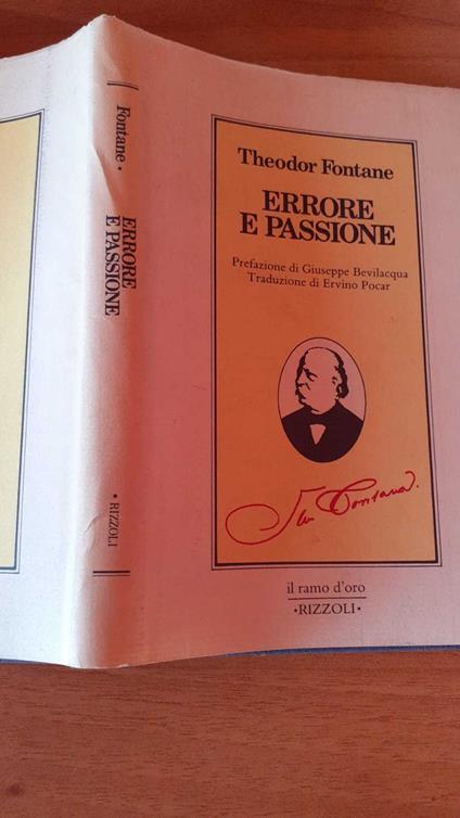 Errore e passione - Theodor Fontane - copertina